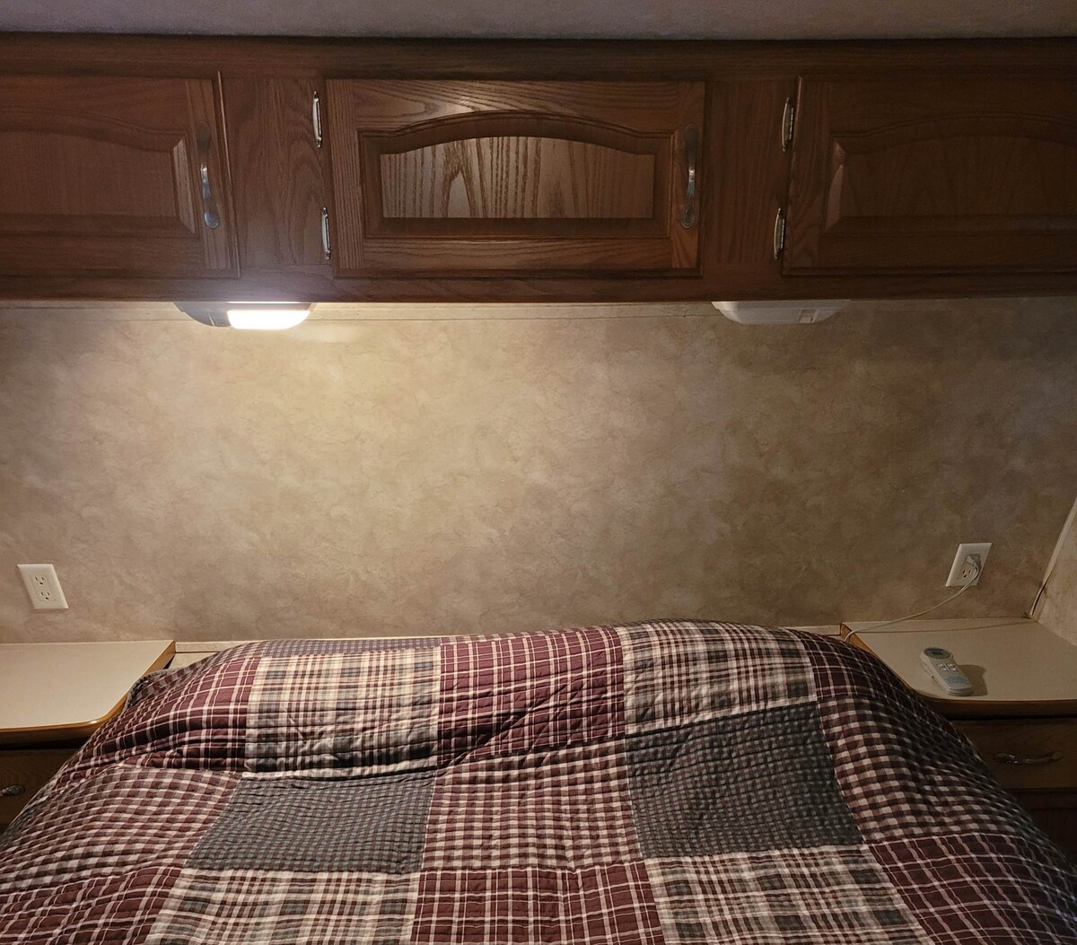 Queen size Sleep Number adjustable bed.  Heated mattress pad.  