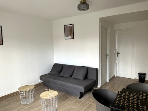 Top performing Airbnb: 35 m2 | CDG | Stade France | Bourget | Villepinte in Le Blanc Mesnil