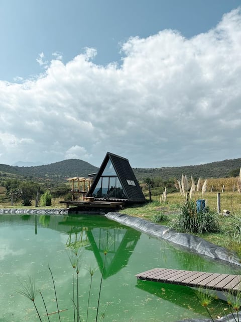 Glamping  Cabin A-Frame in Esparragal