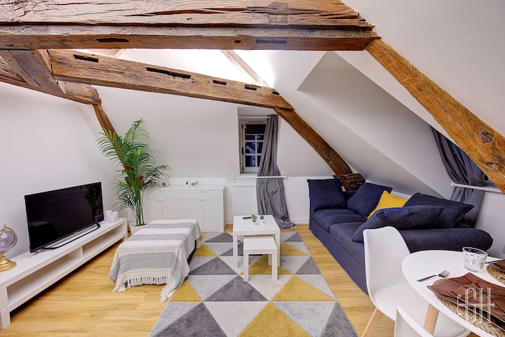 L'azur - Appartement Climatisé - Wifi - 100 M Gare - Tours