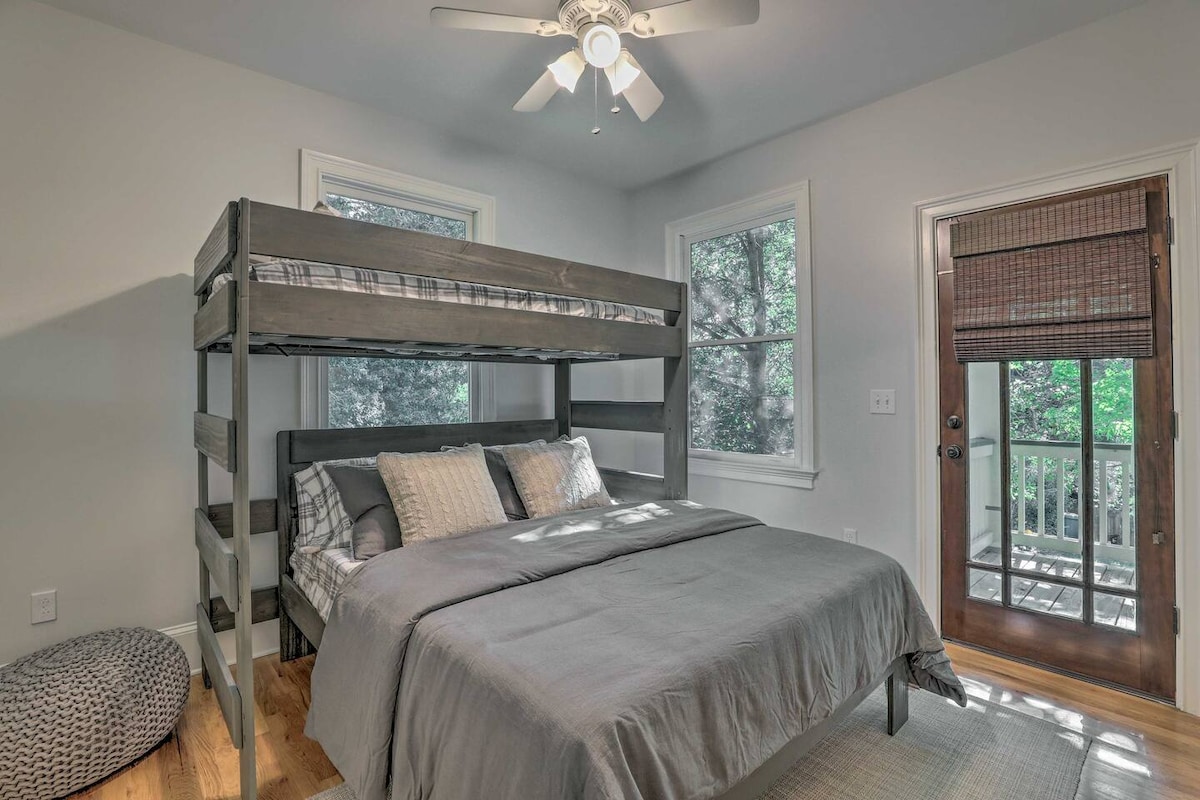 Dormitorio 3, litera doble con cama tamaño queen.