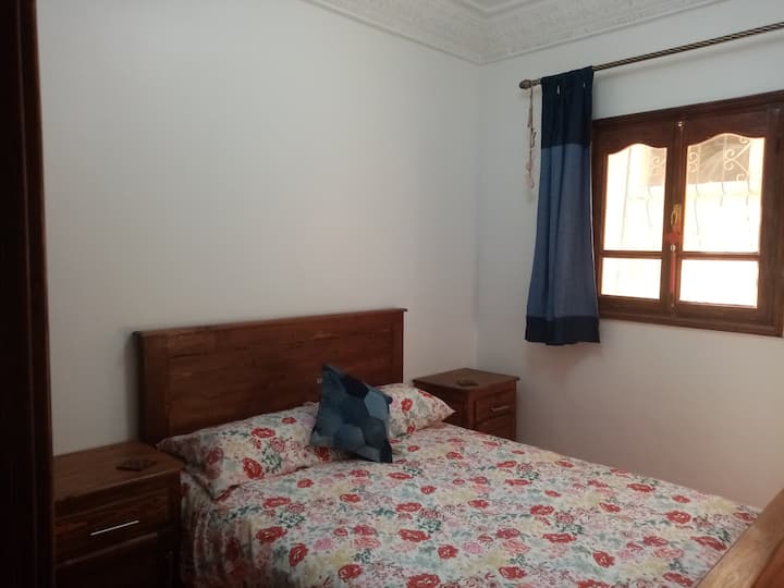 Bedroom 1 at the front of the house.