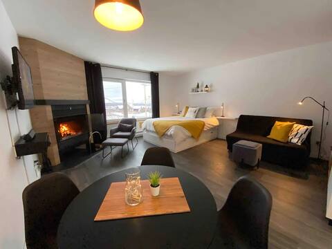Scandinavian mountain loft