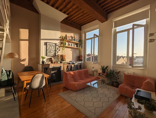 Appartement typique canut, paisible et lumineux