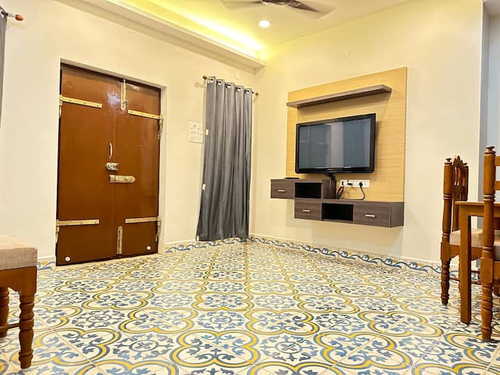 Serene Villa | Premium 2bhk | 10 Mins To Whitetown - Pondichéry