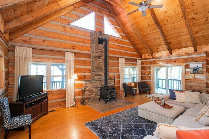 Custom Log Home on 15 acres