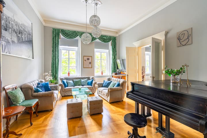 Liszt Ferenc Historic Luxurious Flat At Synagogue - Budapeste