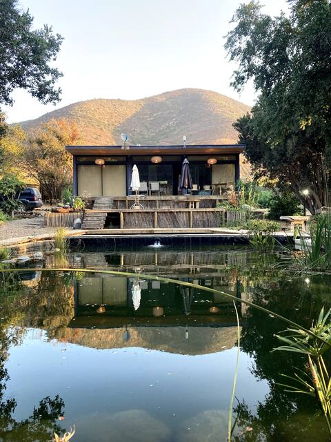 Refuge with bio-pool.