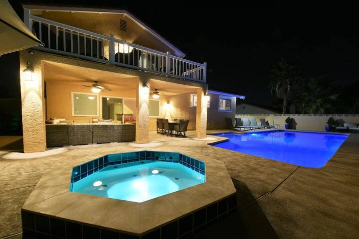 Incredible Home w/ Pool & Spa + Strip Views! gallery image 2