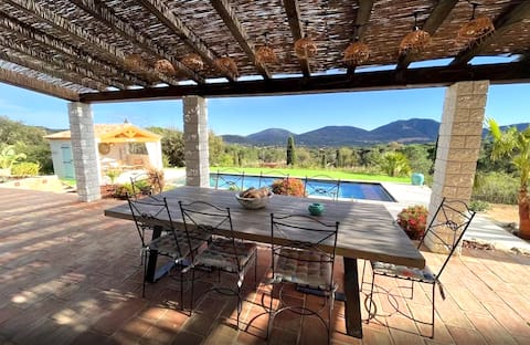 Air-conditioned Provençal villa, heated pool