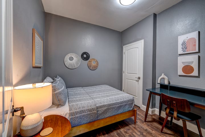 Bed includes Beautyrest mattress, goose-feather pillows, and 100% cotton linens 

Please note that the second bedroom does not have windows.