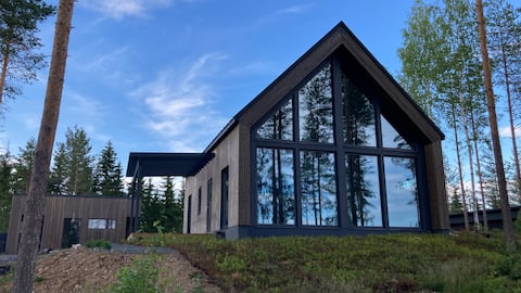 New house with stunning views