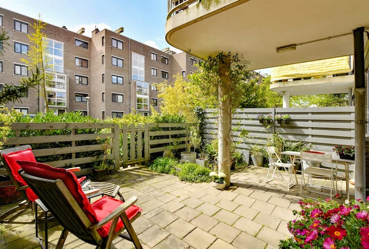 Sunny Apartment With Private Garden - Amsterdam