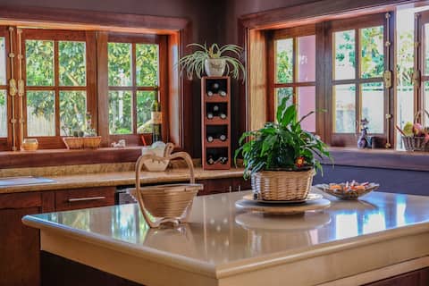 House with a Pool in the Center