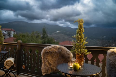 Dandy Villas Metsovo | Mezzo | Fireplace | Up to 5