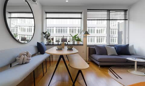 Lush Courtyard Facing Studio Apartment