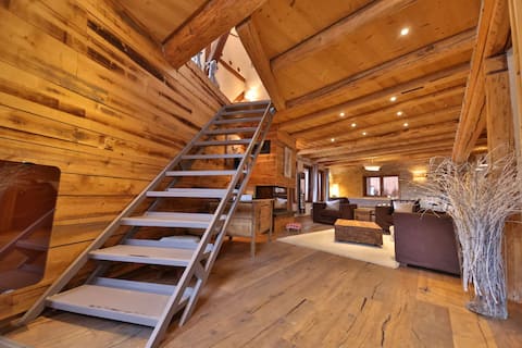 Cosy chalet 100m from the slopes (9/10p)