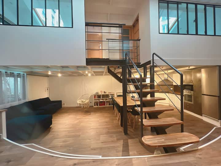 Loft Parisien 120 M2 - ÉLégant - Paris 10ème - Saint-Denis