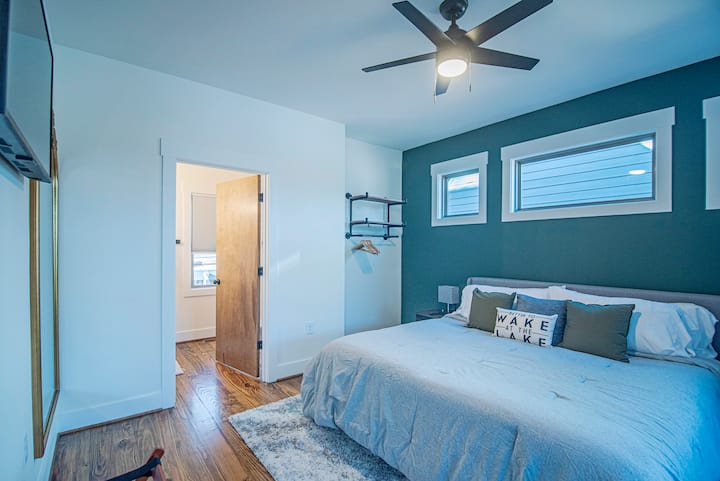 Bedroom 1 has its own bathroom on the first floor 