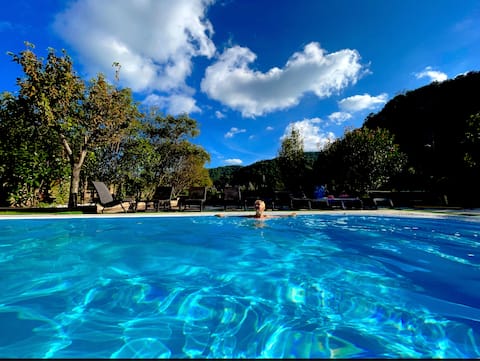 Panoramic Rural House with a pool