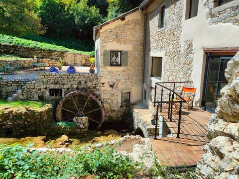 Mill with river