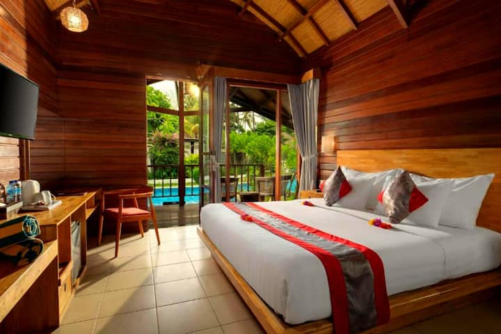 Beach Front Lagoon 5 Br Side By Side Room Zn49 - Gili Islands