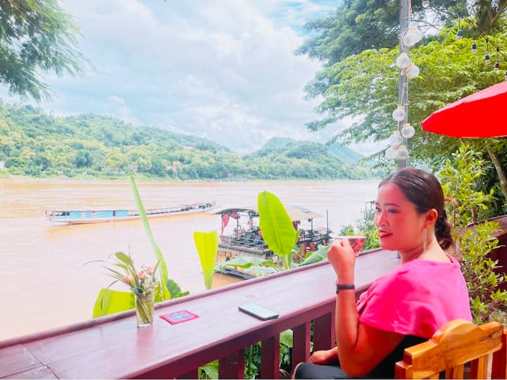 Deluxe Double Balcony Riverview- Anisa Riverside - Luang Prabang