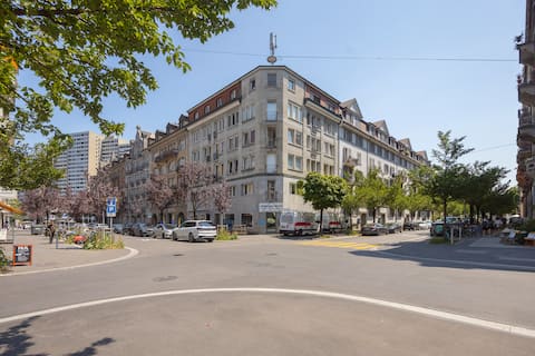 Top performing Airbnb: Downtown Deluxe Studio with Queen Bed (BE-46) in Sihlfeld