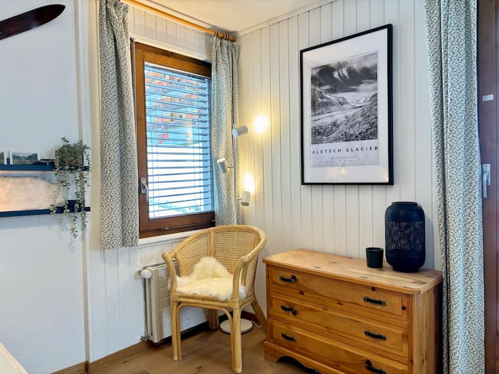 Charmant Studio, Vue Bettmerhorn - Bettmeralp