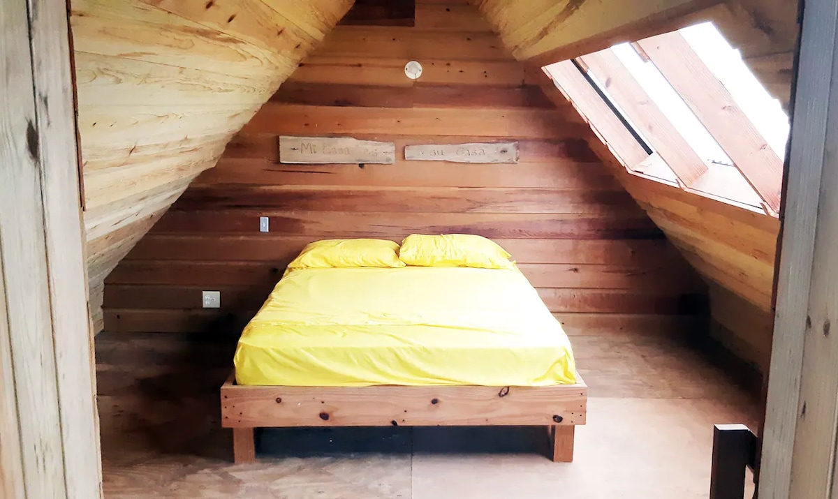 Main bedroom and Queen-sized bed