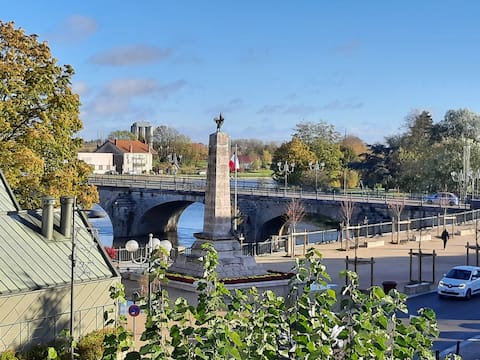 Apartment on the banks of the Saône