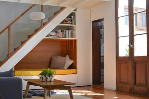 Successful Airbnb property: A Real Home · Quiet, Designer-Curated Triplex Loft in Comuna 14