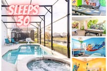 12BR Mansion Near Disney-Pool, Game Room, Resort