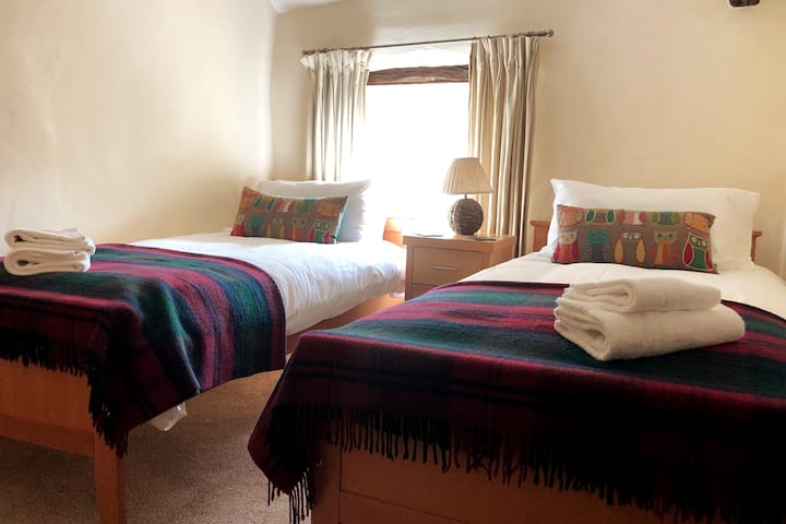 The Tartan twin bedded room