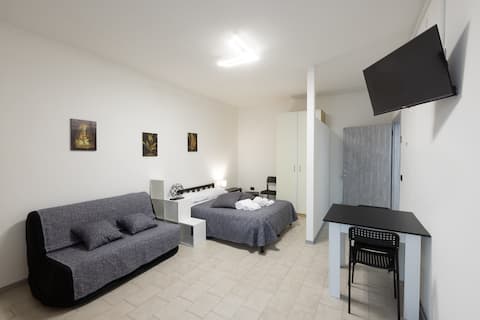 [Centro-10min]Design loft con A/C,  Wi-Fi