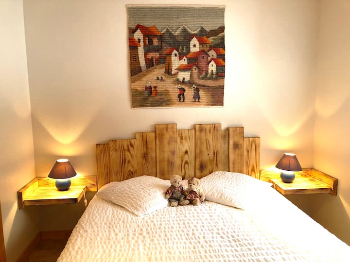 Chambre 2 à l'étage lit 160x200
