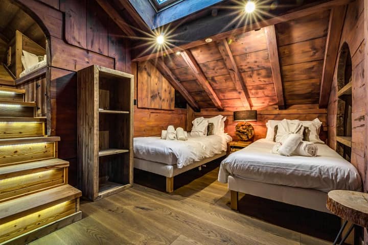 Habitación doble en el chalet principal 