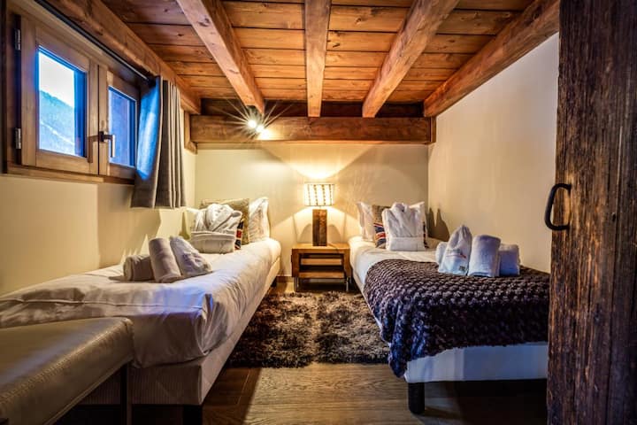 Dormitorio doble en el Mazot