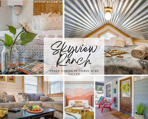 Family Cabin Suites on Ranch: Hot Tub, Fire Pits