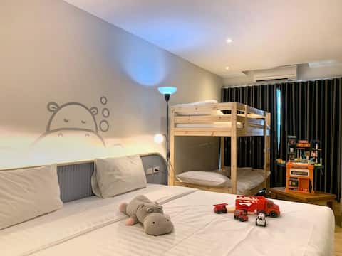 Herma Family & Kids Room + Free BKK Airport Pickup