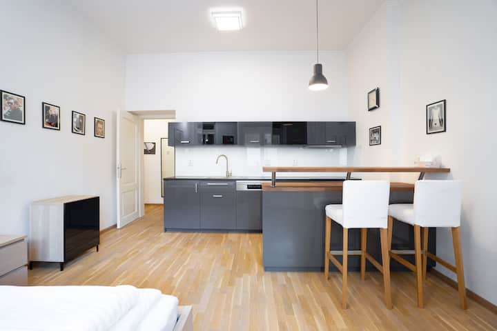 Bright 1-br • Close To Malá Strana & Dancing House - プラハ