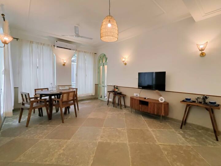 The living area is air-conditioned too & the 42 inch smart TV is just a small value add on!