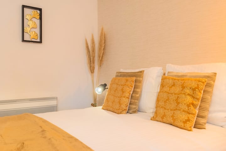 Cozy bed with cushion 