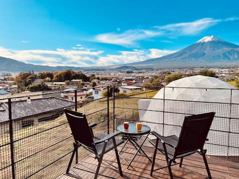 Near Shin-Kurayama Asama Park/View of Mt.Fuji from the terrace/Japanese-style living room/4 bedrooms/private BBQ