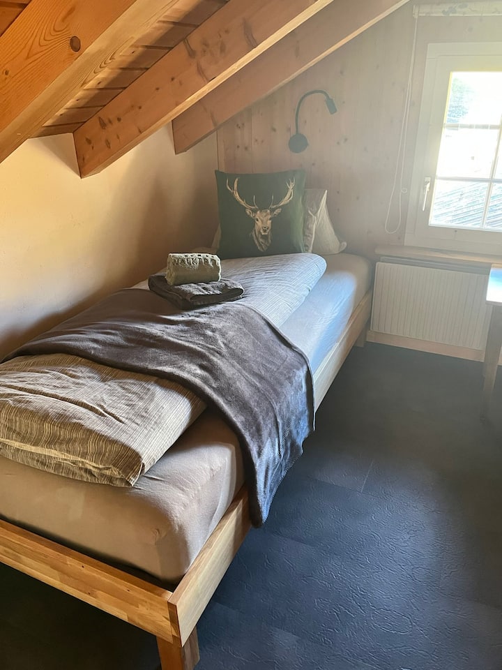 2 kreveta za jednu osobu u galeriji Wetterhorn