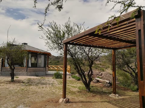 The Candil of the High Cumbres. Octogonal Cabin.