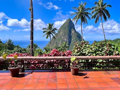 lush volcanic ridge villa