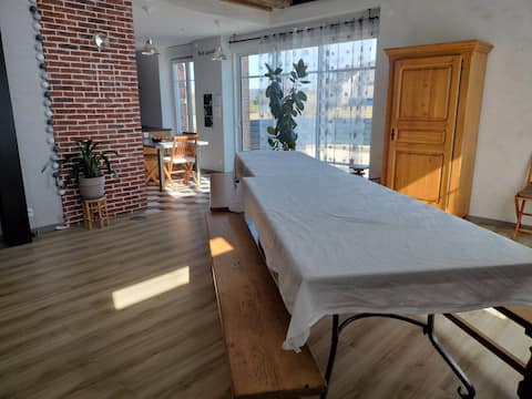 Gîte for 14 people, ideal for groups & families, near Angers