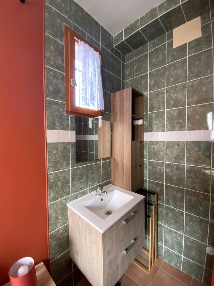 El cuarto de baño.