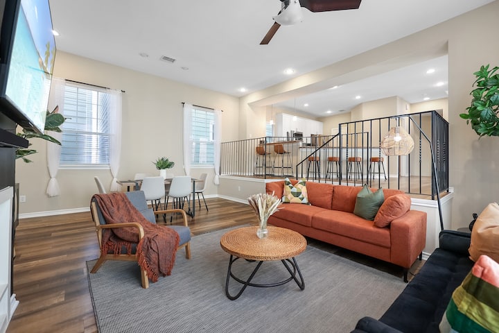 Maison Boho Chic | Quartier Familial | Lit King - Acres Homes - Houston